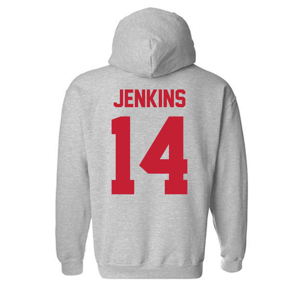 Ferris State - NCAA Football : Dmari Jenkins - Classic Shersey Hooded Sweatshirt-1