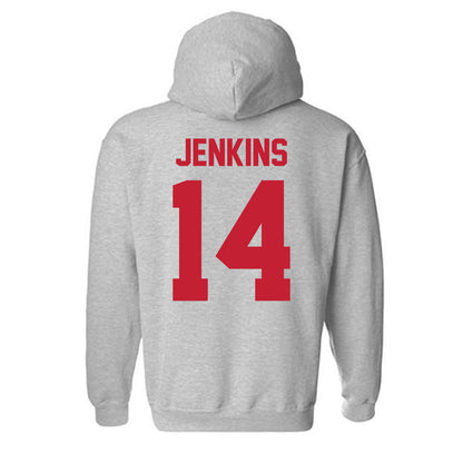 Ferris State - NCAA Football : Dmari Jenkins - Classic Shersey Hooded Sweatshirt-1
