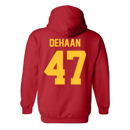 Ferris State - NCAA Football : Ike DeHaan - Classic Shersey Hooded Sweatshirt-1