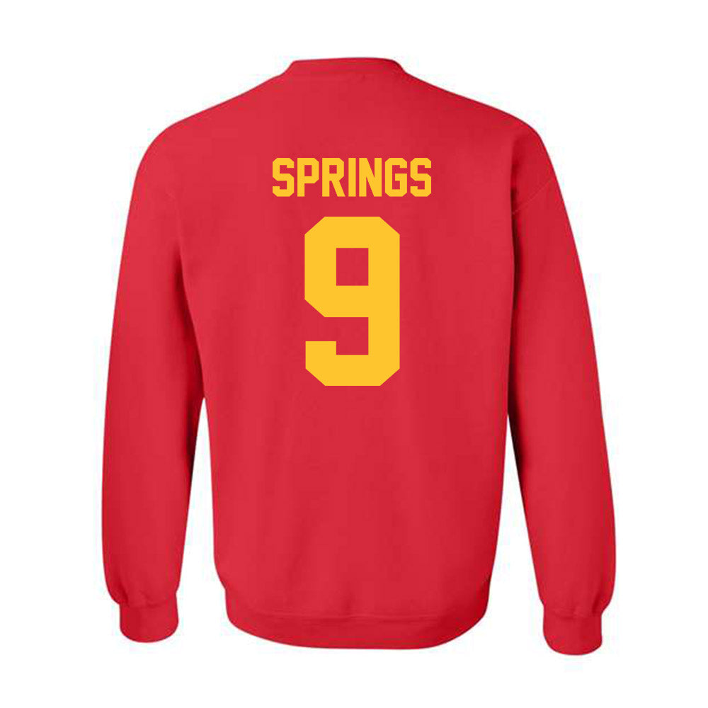 Ferris State - NCAA Football : Alex Springs - Classic Shersey Crewneck Sweatshirt-1