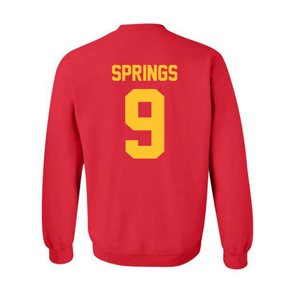 Ferris State - NCAA Football : Alex Springs - Classic Shersey Crewneck Sweatshirt-1
