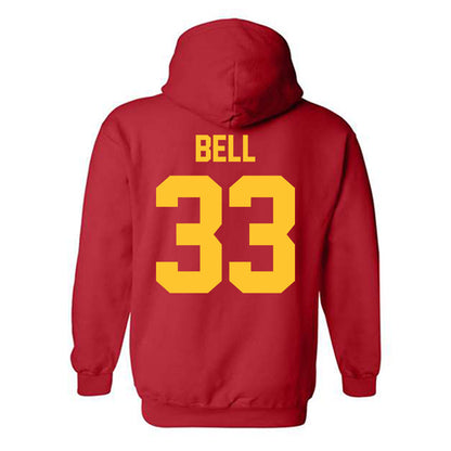 Ferris State - NCAA Softball : Cece Bell - Classic Shersey Hooded Sweatshirt-1