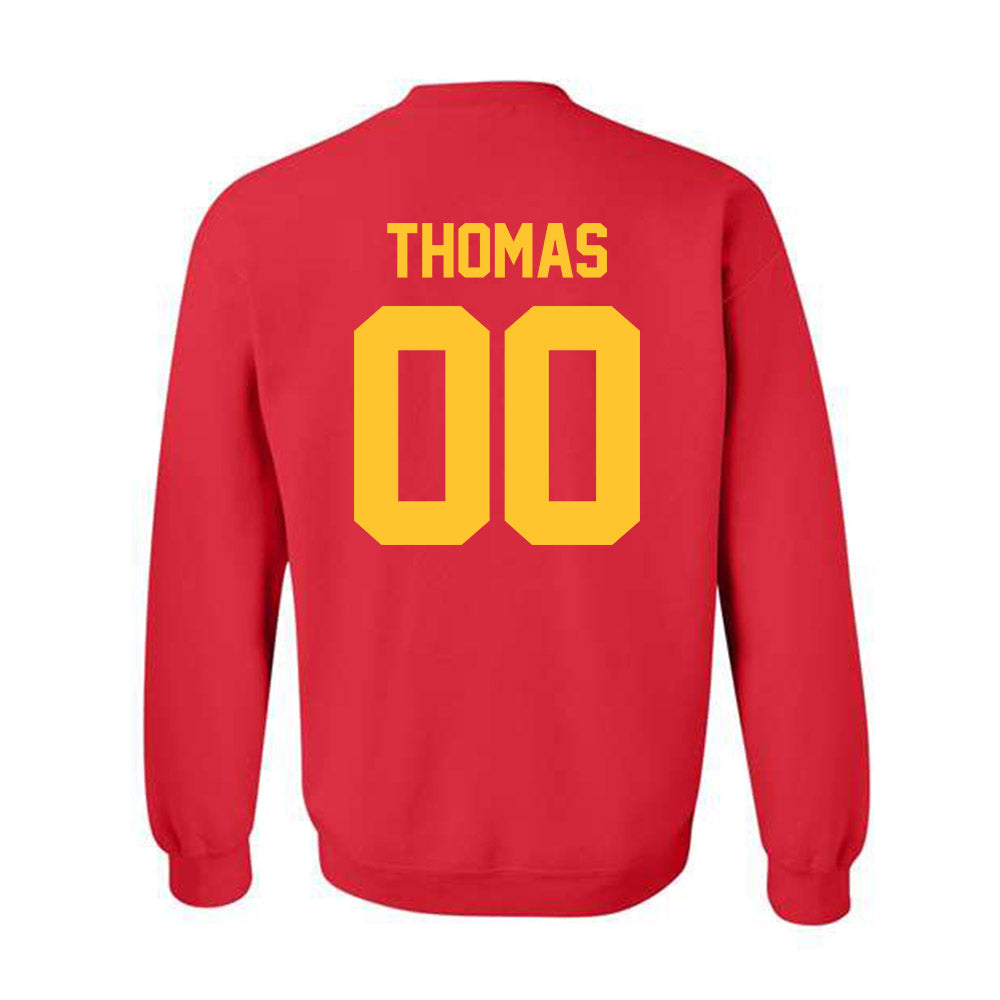 Ferris State - NCAA Football : Dom Thomas - Classic Shersey Crewneck Sweatshirt-1
