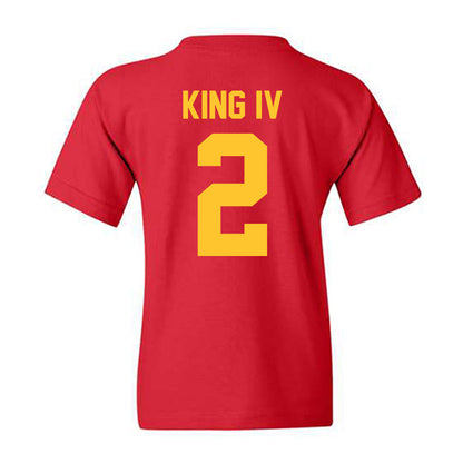 Ferris State - NCAA Football : Damion King IV - Classic Shersey Youth T-Shirt-1