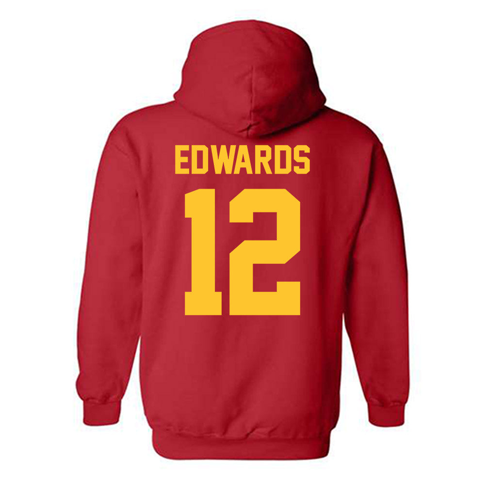 Ferris State - NCAA Football : Michael Edwards - Classic Shersey Hooded Sweatshirt-1
