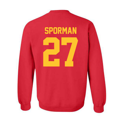 Ferris State - NCAA Football : Ben Sporman - Classic Shersey Crewneck Sweatshirt-1