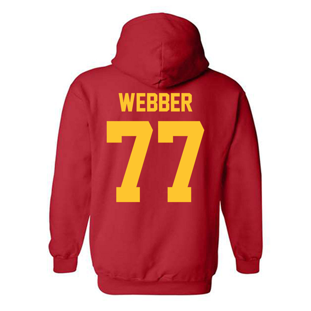 Ferris State - NCAA Football : Tyrone Webber - Classic Shersey Hooded Sweatshirt-1