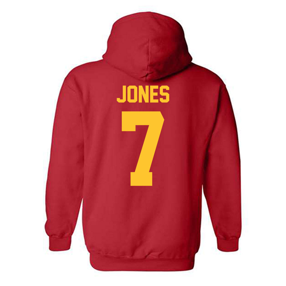 Ferris State - NCAA Football : Marcel Jones - Classic Shersey Hooded Sweatshirt-1