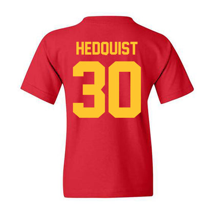 Ferris State - NCAA Men's Ice Hockey : Hobie Hedquist - Classic Shersey Youth T-Shirt-1
