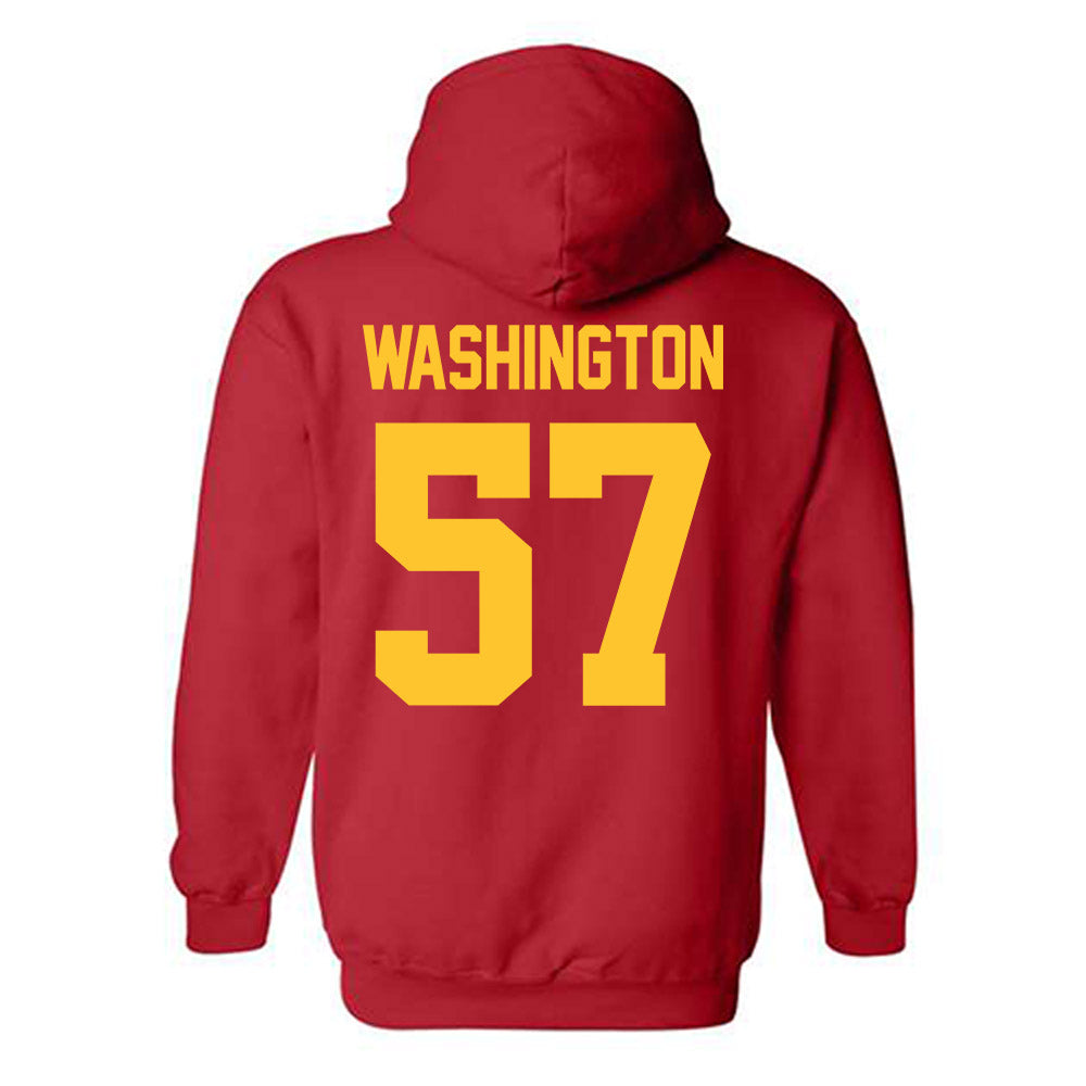 Ferris State - NCAA Football : Jaylen Washington - Classic Shersey Hooded Sweatshirt-1