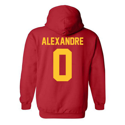 Ferris State - NCAA Football : Jacarvis Alexandre - Classic Shersey Hooded Sweatshirt-1