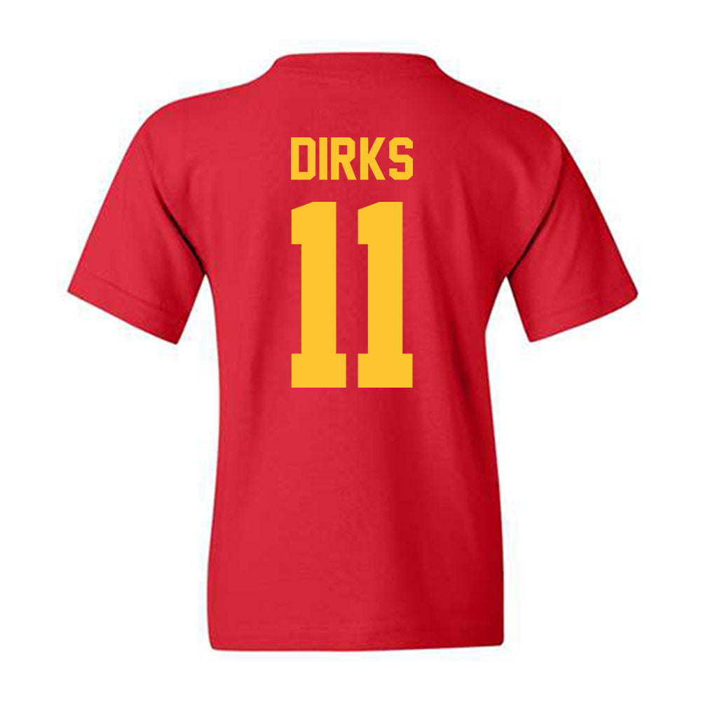 Ferris State - NCAA Men's Ice Hockey : Jacob Dirks - Classic Shersey Youth T-Shirt-1