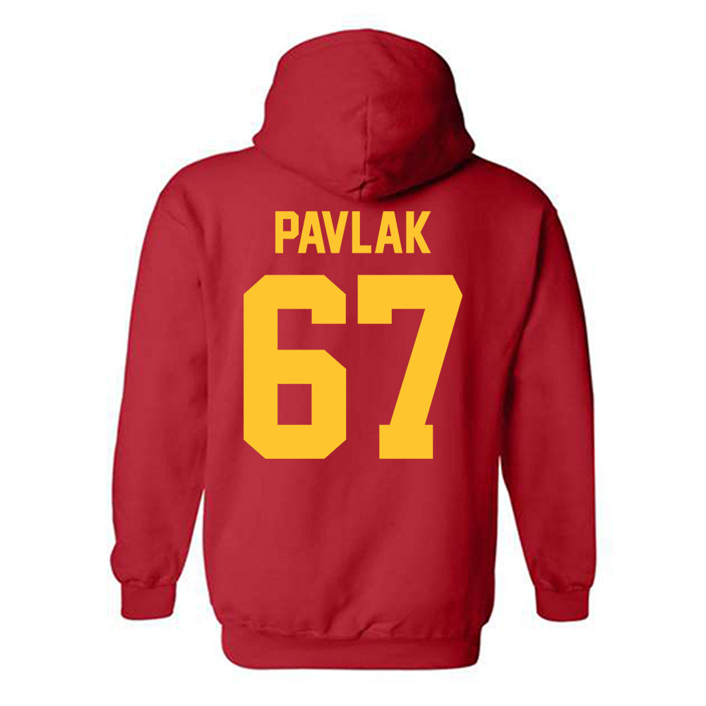 Ferris State - NCAA Football : Avery Pavlak - Classic Shersey Hooded Sweatshirt-1