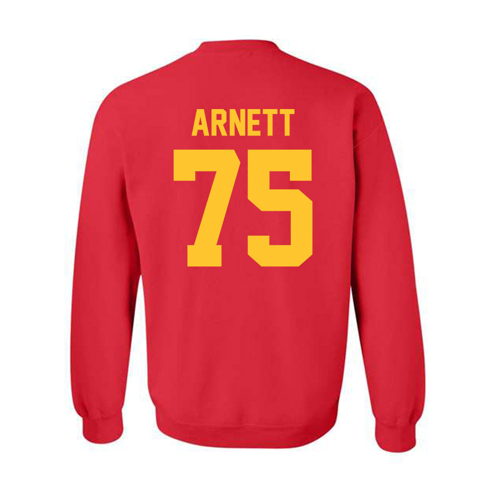 Ferris State - NCAA Football : Dayne Arnett - Classic Shersey Crewneck Sweatshirt-1