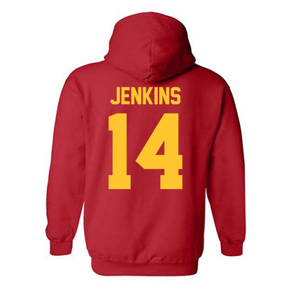 Ferris State - NCAA Football : Dmari Jenkins - Classic Shersey Hooded Sweatshirt-1