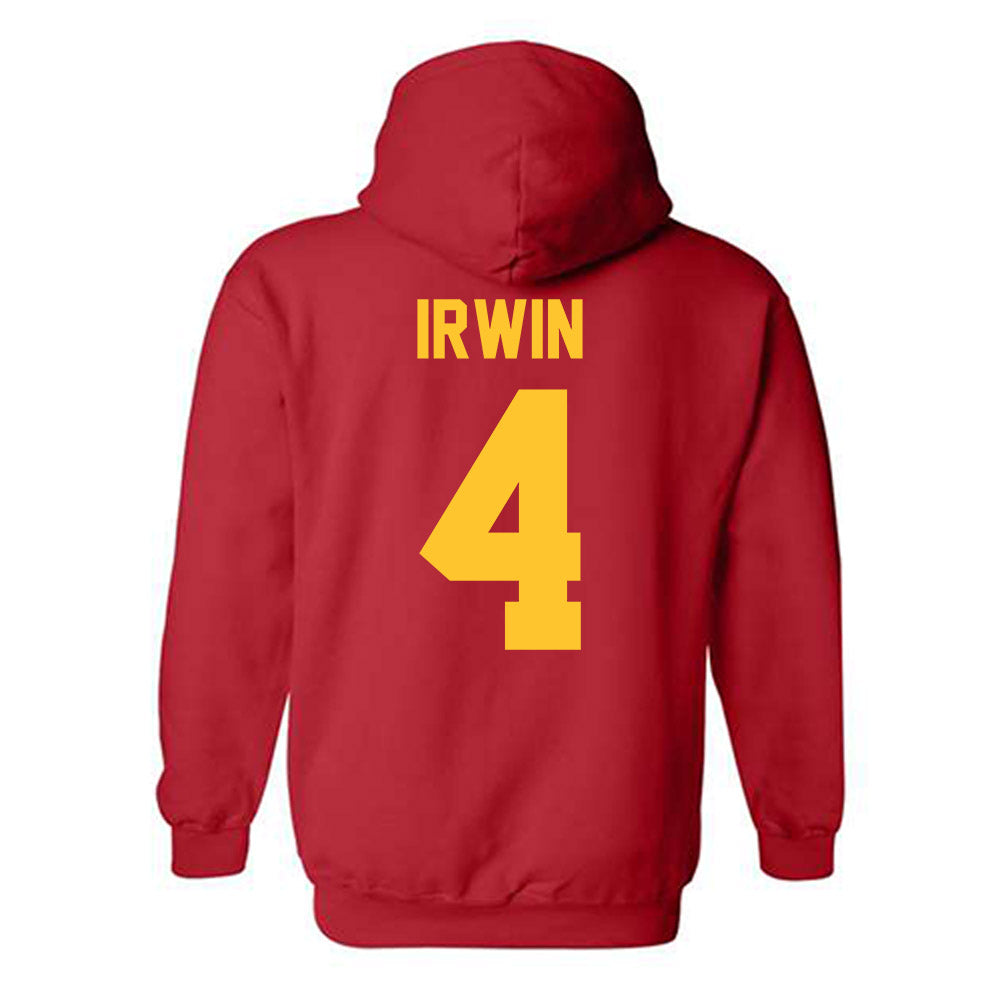 Ferris State - NCAA Women's Basketball : Elle Irwin - Classic Shersey Hooded Sweatshirt-1