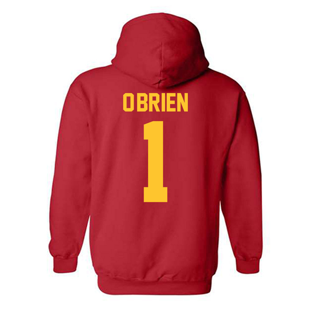 Ferris State - NCAA Football : Emari O'Brien - Classic Shersey Hooded Sweatshirt-1