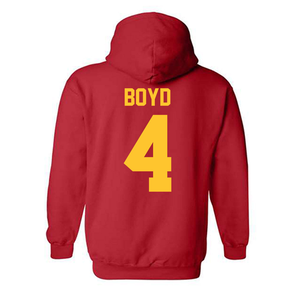 Ferris State - NCAA Football : Tae Boyd - Classic Shersey Hooded Sweatshirt-1