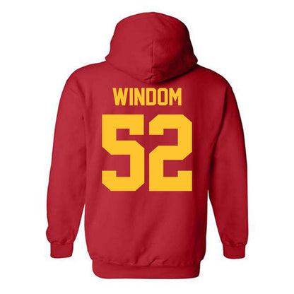 Ferris State - NCAA Football : Jarvis Windom - Classic Shersey Hooded Sweatshirt-1