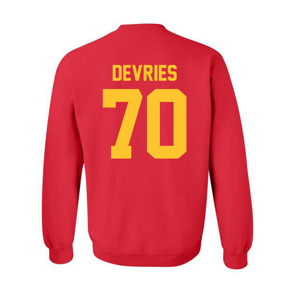 Ferris State - NCAA Football : Andrew Devries - Classic Shersey Crewneck Sweatshirt-1