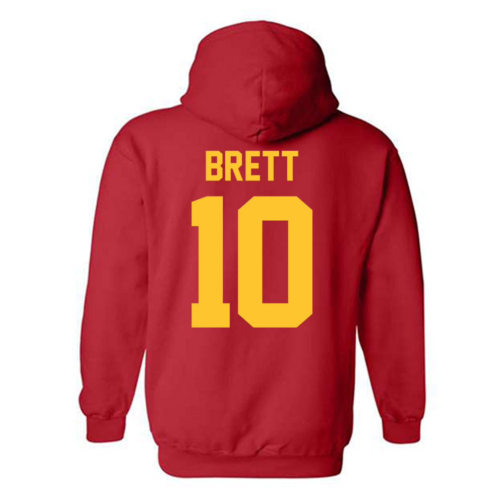 Ferris State - NCAA Football : Taariik Brett - Classic Shersey Hooded Sweatshirt-1