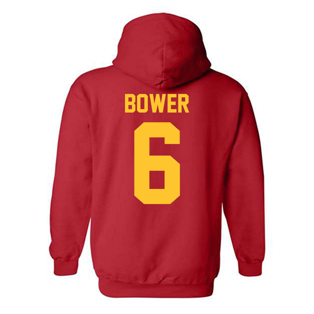 Ferris State - NCAA Football : Tarick Bower - Classic Shersey Hooded Sweatshirt-1