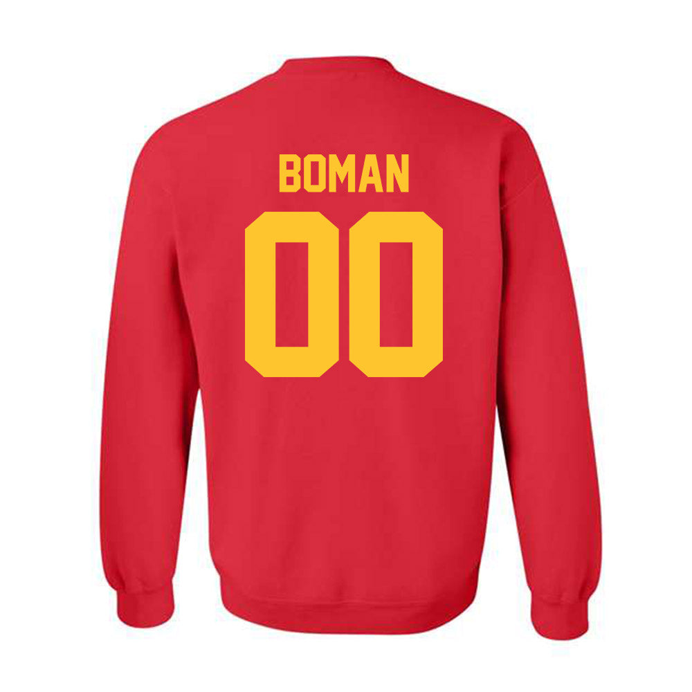 Ferris State - NCAA Football : Lukas Boman - Classic Shersey Crewneck Sweatshirt-1