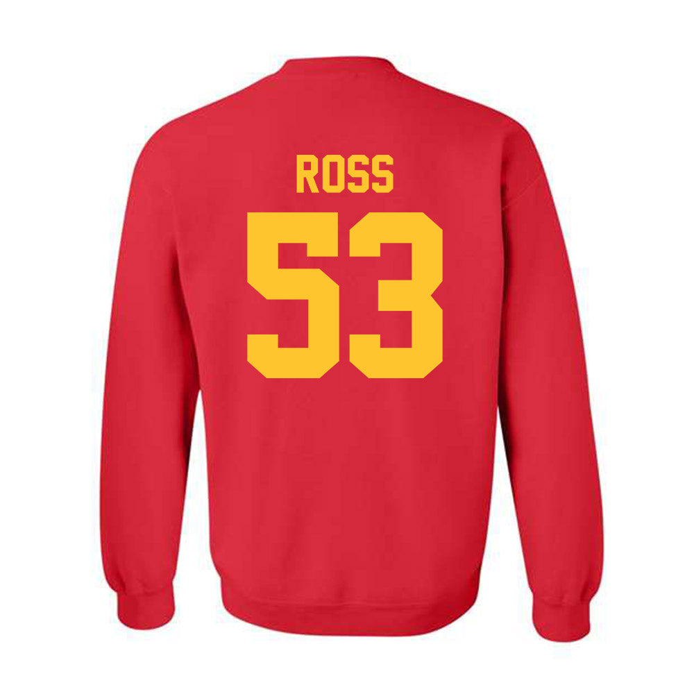 Ferris State - NCAA Football : Ryan Ross - Classic Shersey Crewneck Sweatshirt-1
