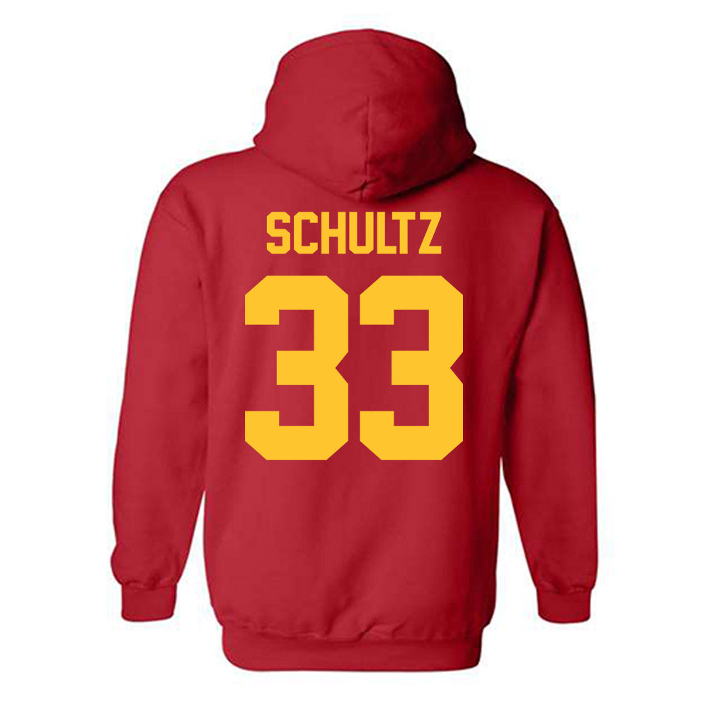 Ferris State - NCAA Women's Basketball : Ally Schultz - Classic Shersey Hooded Sweatshirt-1