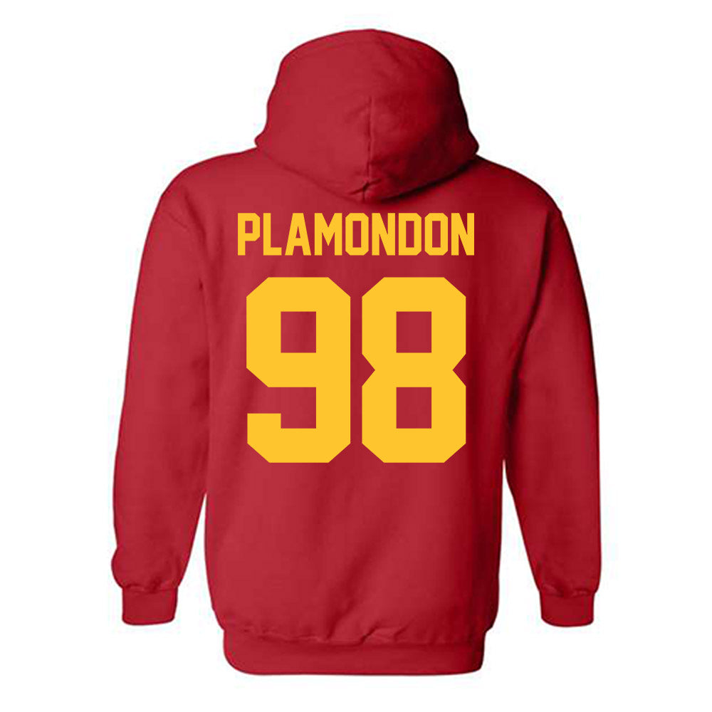 Ferris State - NCAA Football : Jake Plamondon - Classic Shersey Hooded Sweatshirt-1