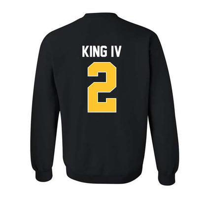 Ferris State - NCAA Football : Damion King IV - Classic Shersey Crewneck Sweatshirt-1