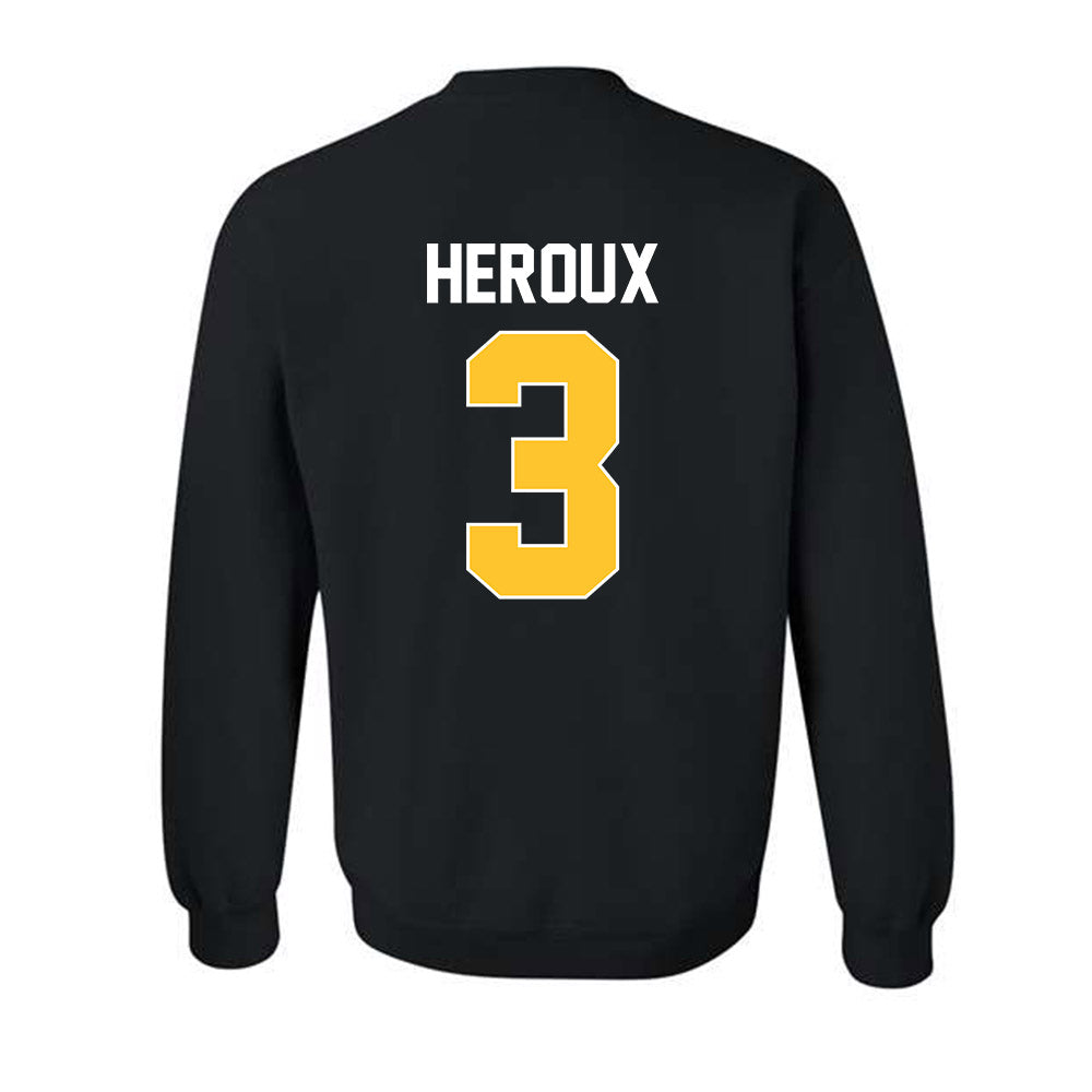 Ferris State - NCAA Men's Ice Hockey : Logan Heroux - Classic Shersey Crewneck Sweatshirt-1