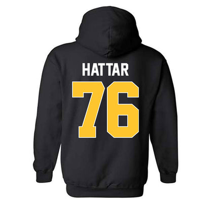 Ferris State - NCAA Football : Lawrence Hattar - Classic Shersey Hooded Sweatshirt-1
