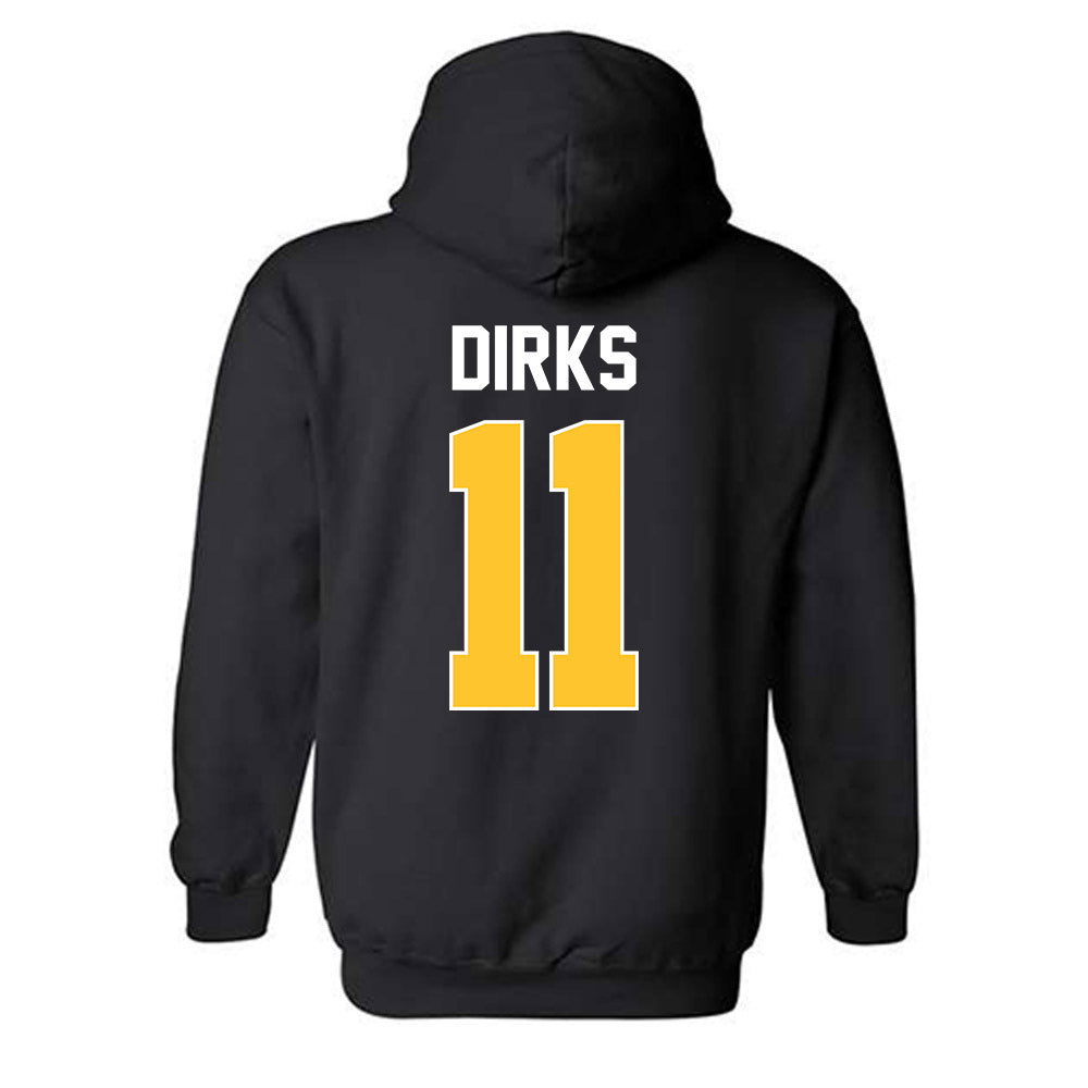 Ferris State - NCAA Men's Ice Hockey : Jacob Dirks - Classic Shersey Hooded Sweatshirt-1