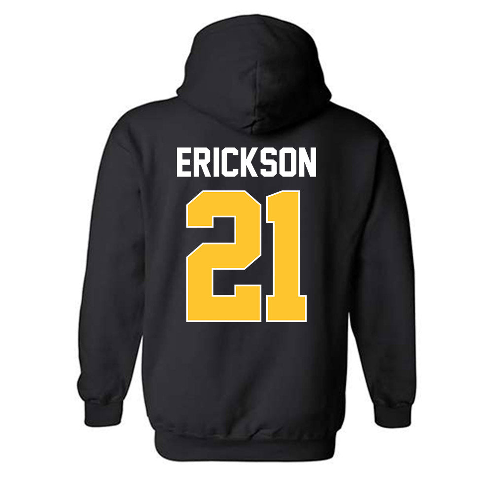 Ferris State - NCAA Men's Basketball : Ethan Erickson - Classic Shersey Hooded Sweatshirt-1