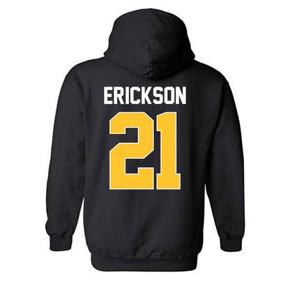 Ferris State - NCAA Men's Basketball : Ethan Erickson - Classic Shersey Hooded Sweatshirt-1