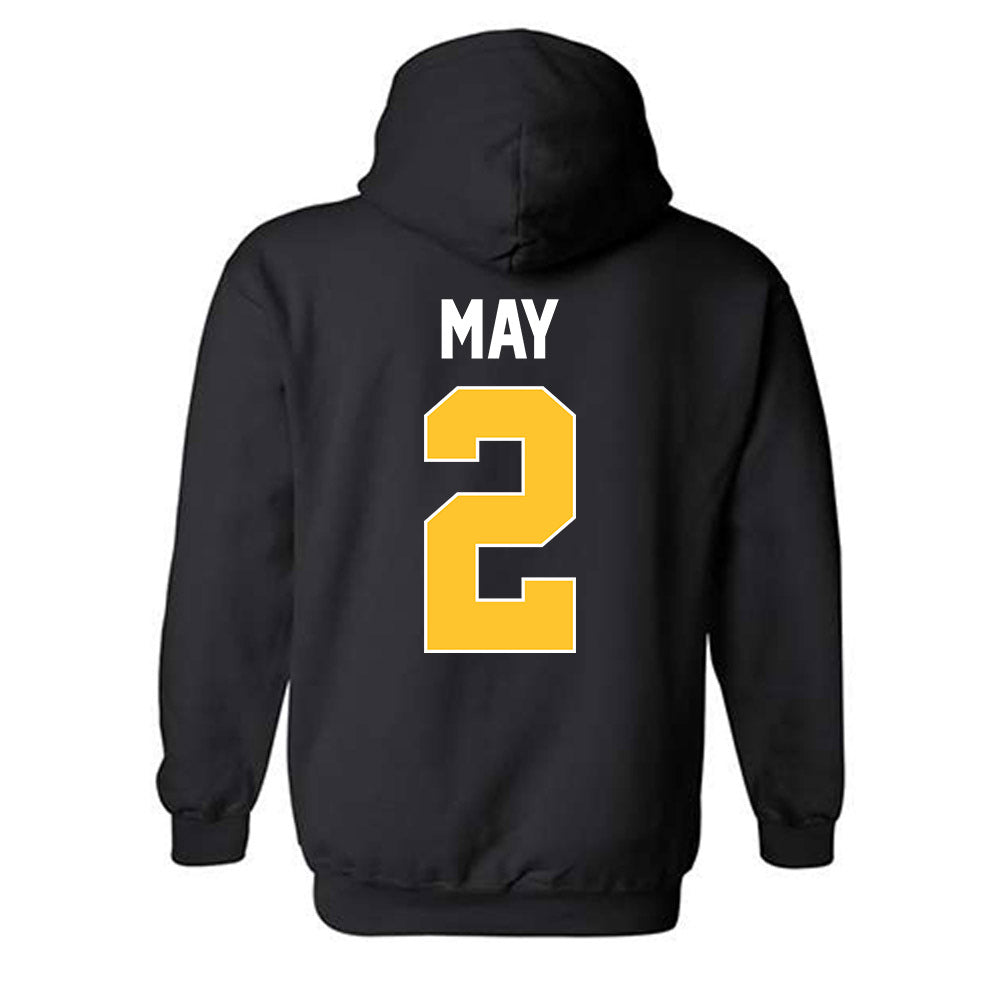 Ferris State - NCAA Women's Volleyball : Emily May - Classic Shersey Hooded Sweatshirt-1