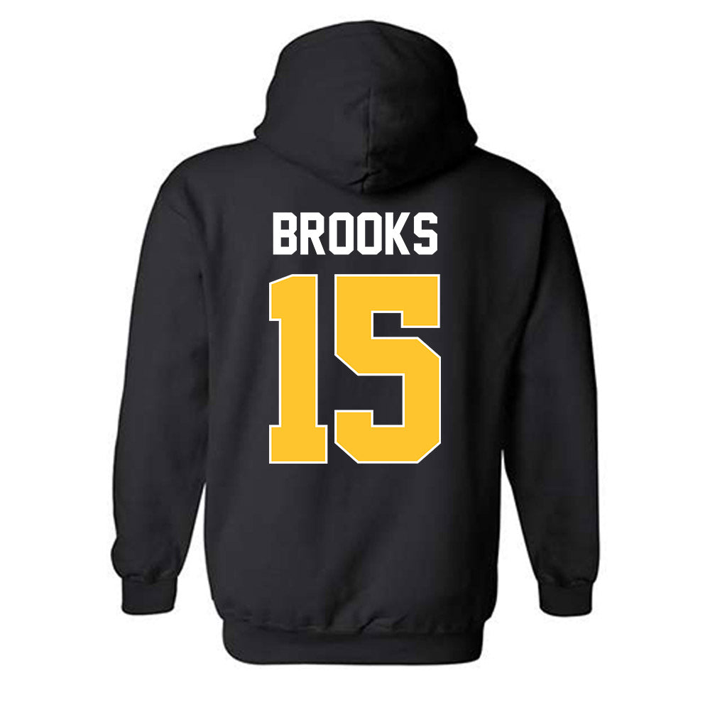 Ferris State - NCAA Men's Basketball : Jorden Brooks - Classic Shersey Hooded Sweatshirt-1