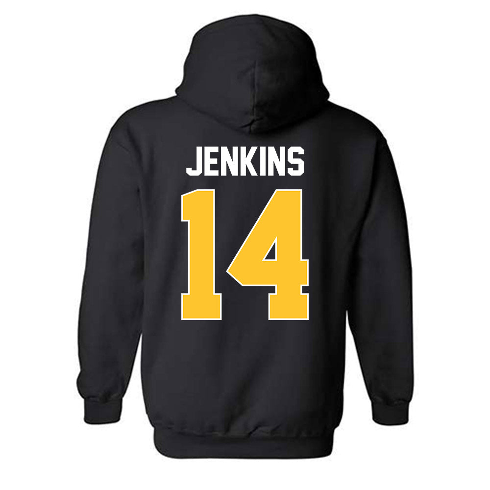 Ferris State - NCAA Football : Dmari Jenkins - Classic Shersey Hooded Sweatshirt-1