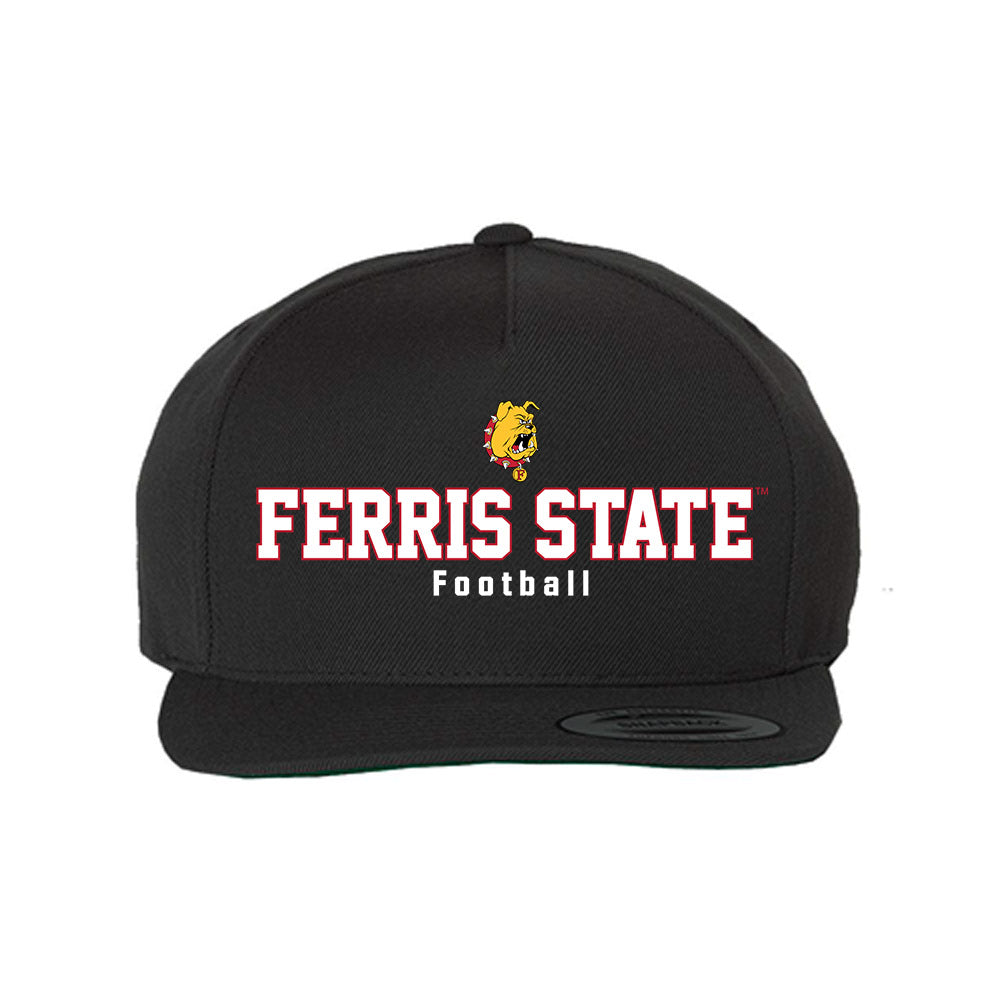 Ferris State - NCAA Football : Decarion Raney - Snapback Hat-0