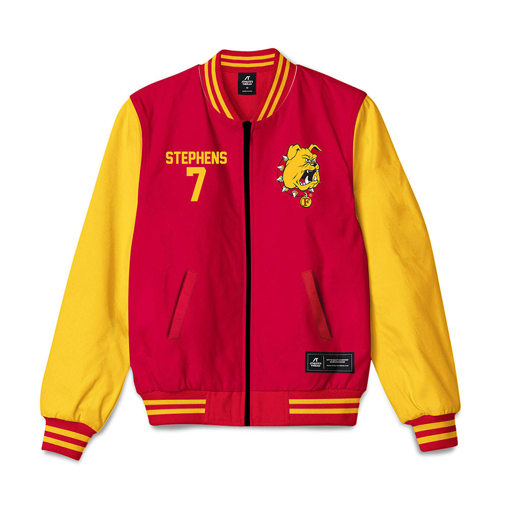 Ferris State - NCAA Football : Shon Stephens - Bomber Jacket-0