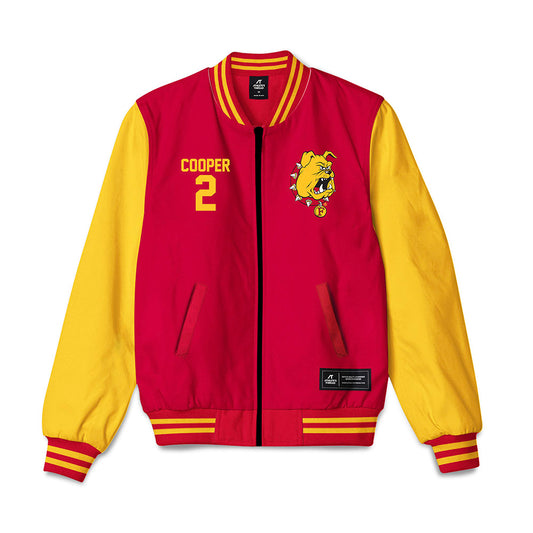 Ferris State - NCAA Men's Basketball : Jaylin Cooper - Bomber Jacket-0