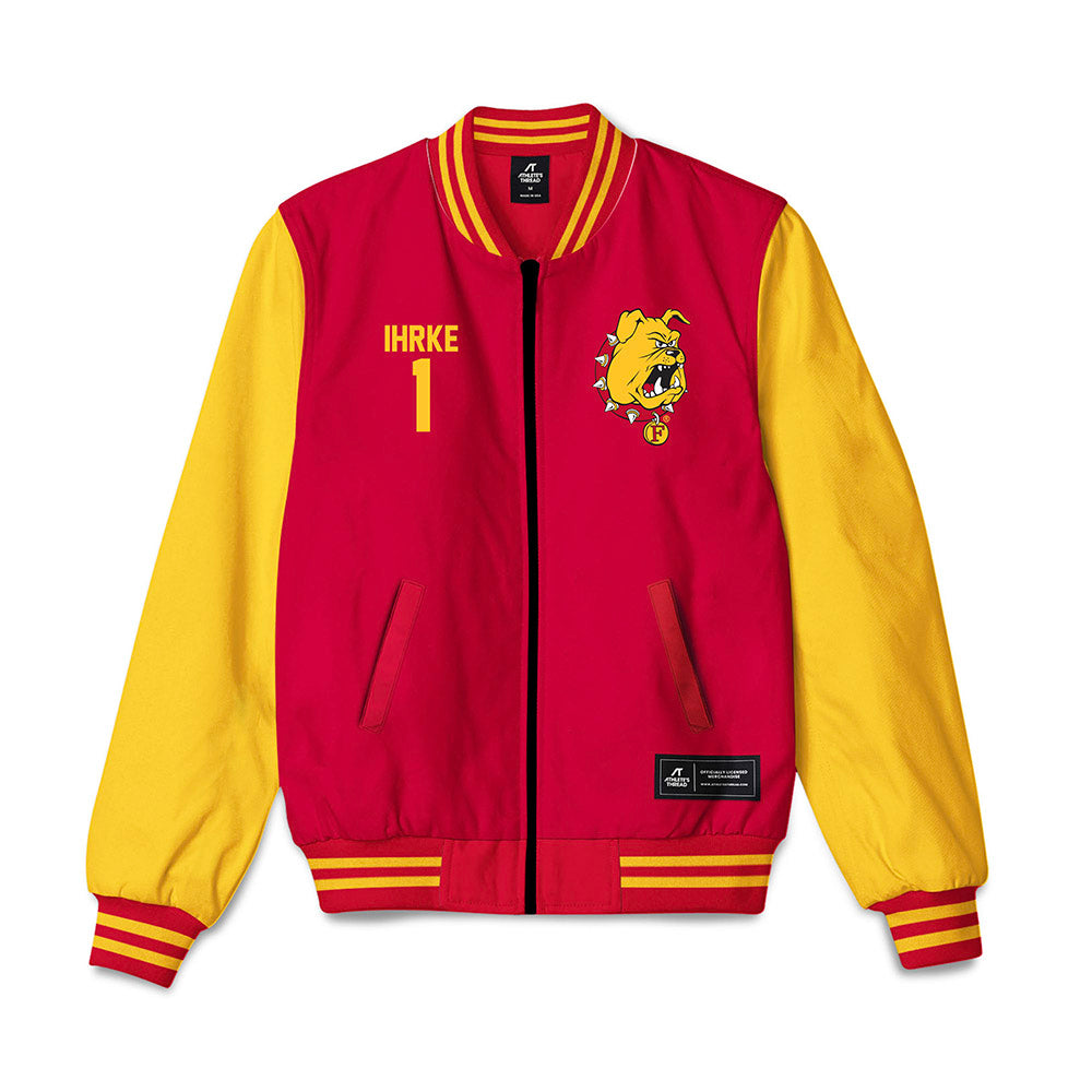 Ferris State - NCAA Women's Soccer : Korinne Ihrke - Bomber Jacket-0