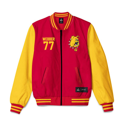 Ferris State - NCAA Football : Tyrone Webber - Bomber Jacket-0