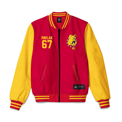 Ferris State - NCAA Football : Avery Pavlak - Bomber Jacket-0