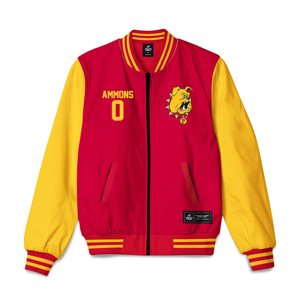 Ferris State - NCAA Football : Jaylon Ammons - Bomber Jacket-0