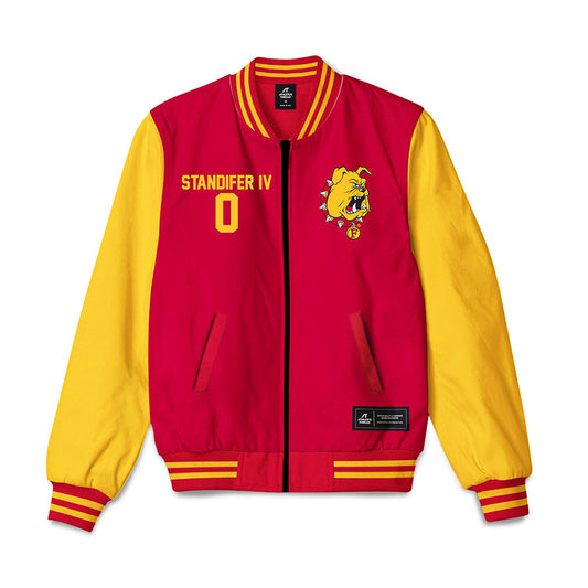 Ferris State - NCAA Football : Milton Standifer IV - Bomber Jacket-0