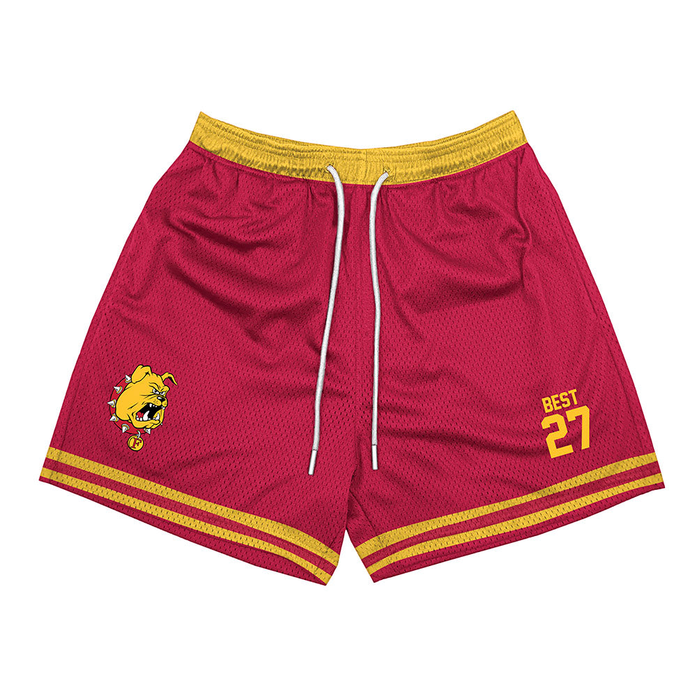 Ferris State - NCAA Men's Ice Hockey : Gavin Best - Shorts-0