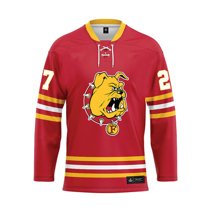 Ferris State - NCAA Men's Ice Hockey : Gavin Best - Hockey Jersey-0