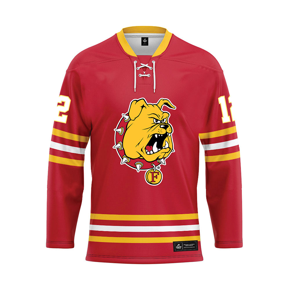 Ferris State - NCAA Men's Ice Hockey : Holden Doell - Hockey Jersey-0